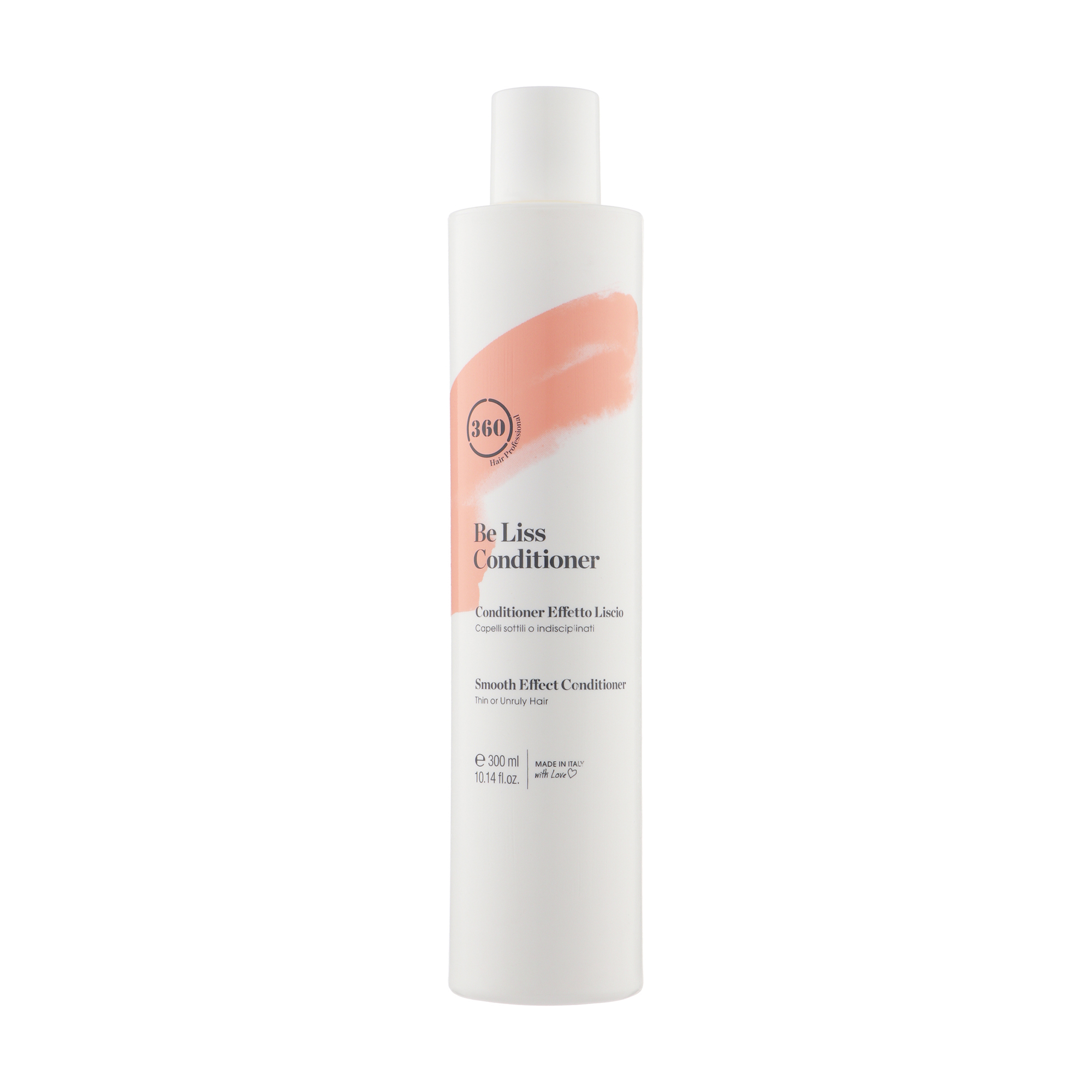 Уцінка! Кондиціонер 360 Hair Professional Bee Liss Conditioner з ефектом розгладження, для тонкого та неслухняного волосся, 300 мл
Уцінка! Кондиціонер 360 Hair Professional Bee Liss Conditioner з ефектом розгладження, для тонкого та неслухняного волосся, 300 мл