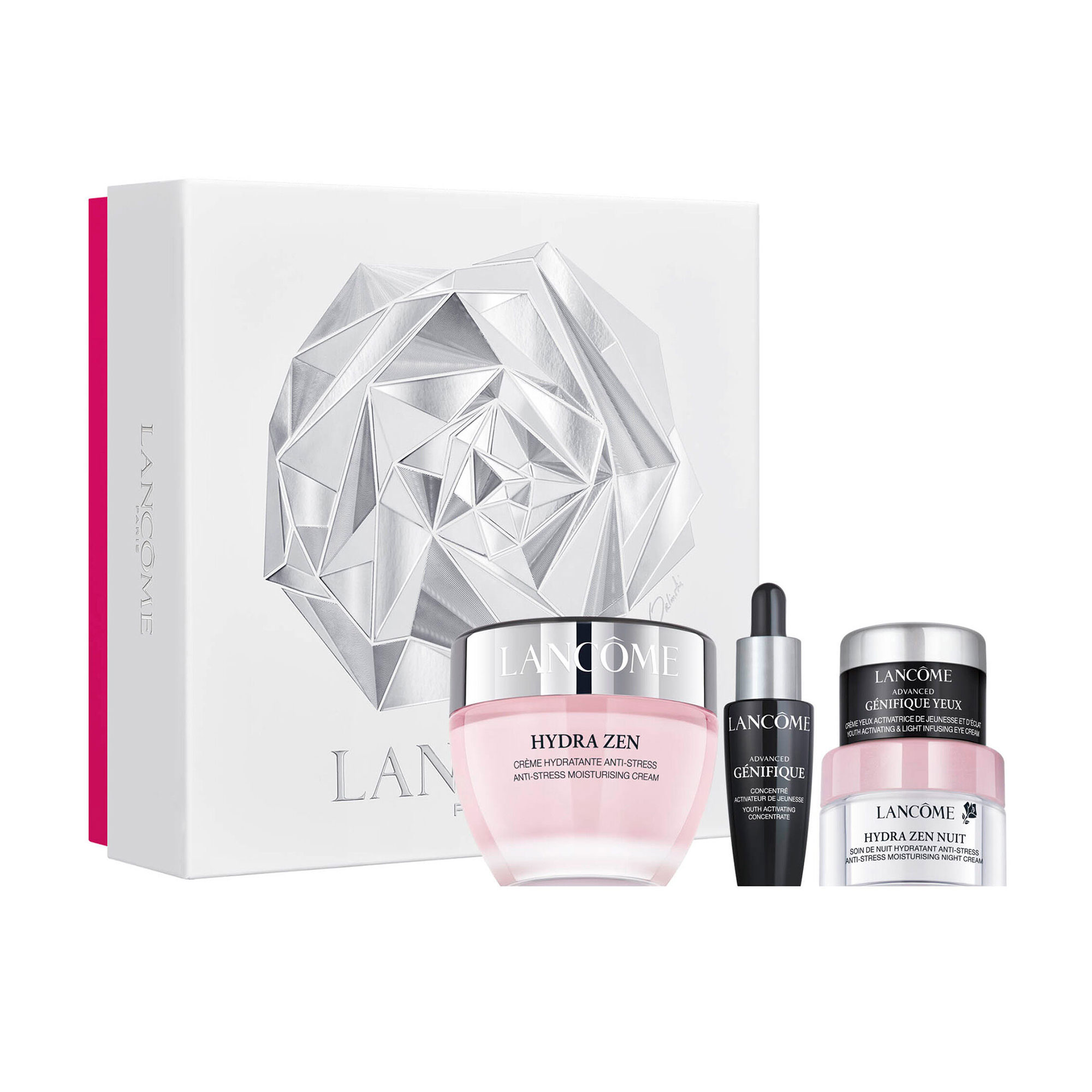 Набір для догляду за обличчям Lancome Hydra Zen (денний крем, 50 мл + нічний крем, 15 мл + концентрат, 10 мл + крем для шкіри навколо очей, 5 мл)
Набір для догляду за обличчям Lancome Hydra Zen (денний крем, 50 мл + нічний крем, 15 мл + концентрат, 10 мл + крем для шкіри навколо очей, 5 мл)
