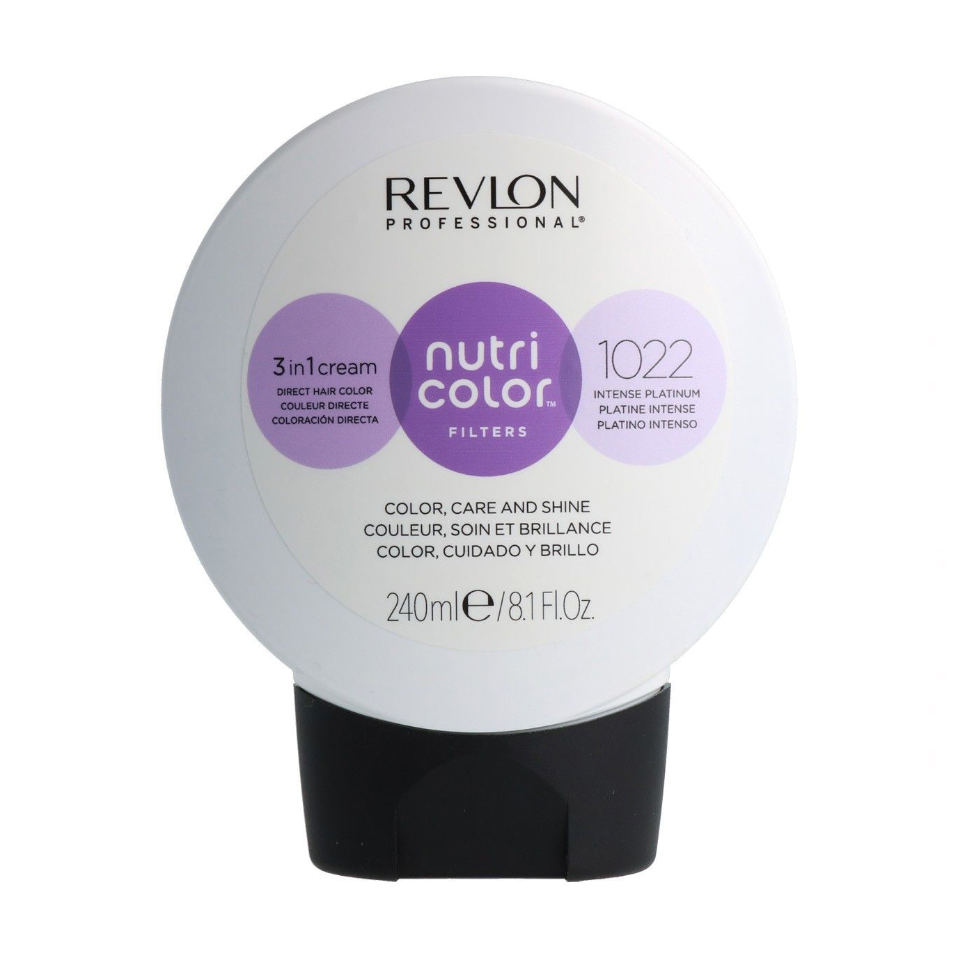 Уцінка! Напівперманентна маска-барвник для волосся Revlon Professional Nutri Color Metal-Ice Toning Filters 1022 Intense Platinum, 240 мл
Уцінка! Напівперманентна маска-барвник для волосся Revlon Professional Nutri Color Metal-Ice Toning Filters 1022 Intense Platinum, 240 мл