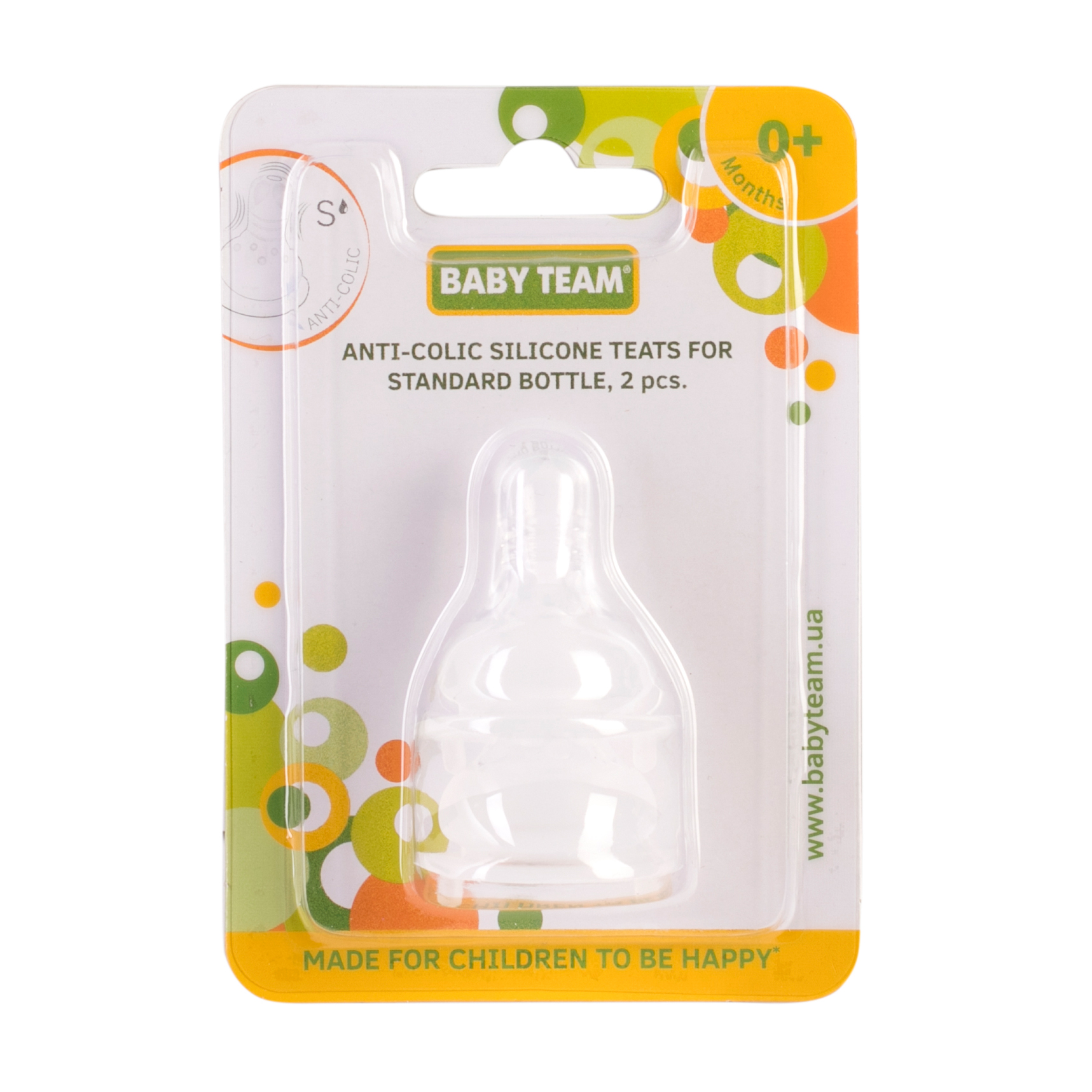 Соска силіконова антиколікова Baby Team повільний потік, від народження, 2 шт (2010)
Соска силіконова антиколікова Baby Team повільний потік, від народження, 2 шт (2010)