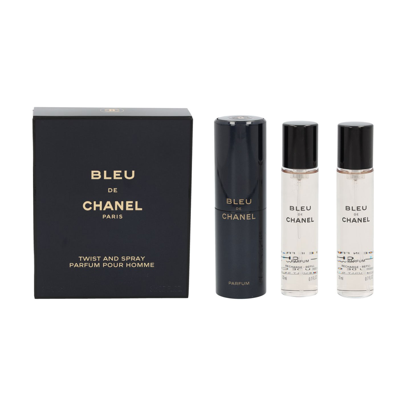 Парфумований набір чоловічий Chanel Bleu de Chanel Parfum (парфуми, 20 мл + змінний блок, 2*20 мл)
Парфумований набір чоловічий Chanel Bleu de Chanel Parfum (парфуми, 20 мл + змінний блок, 2*20 мл)