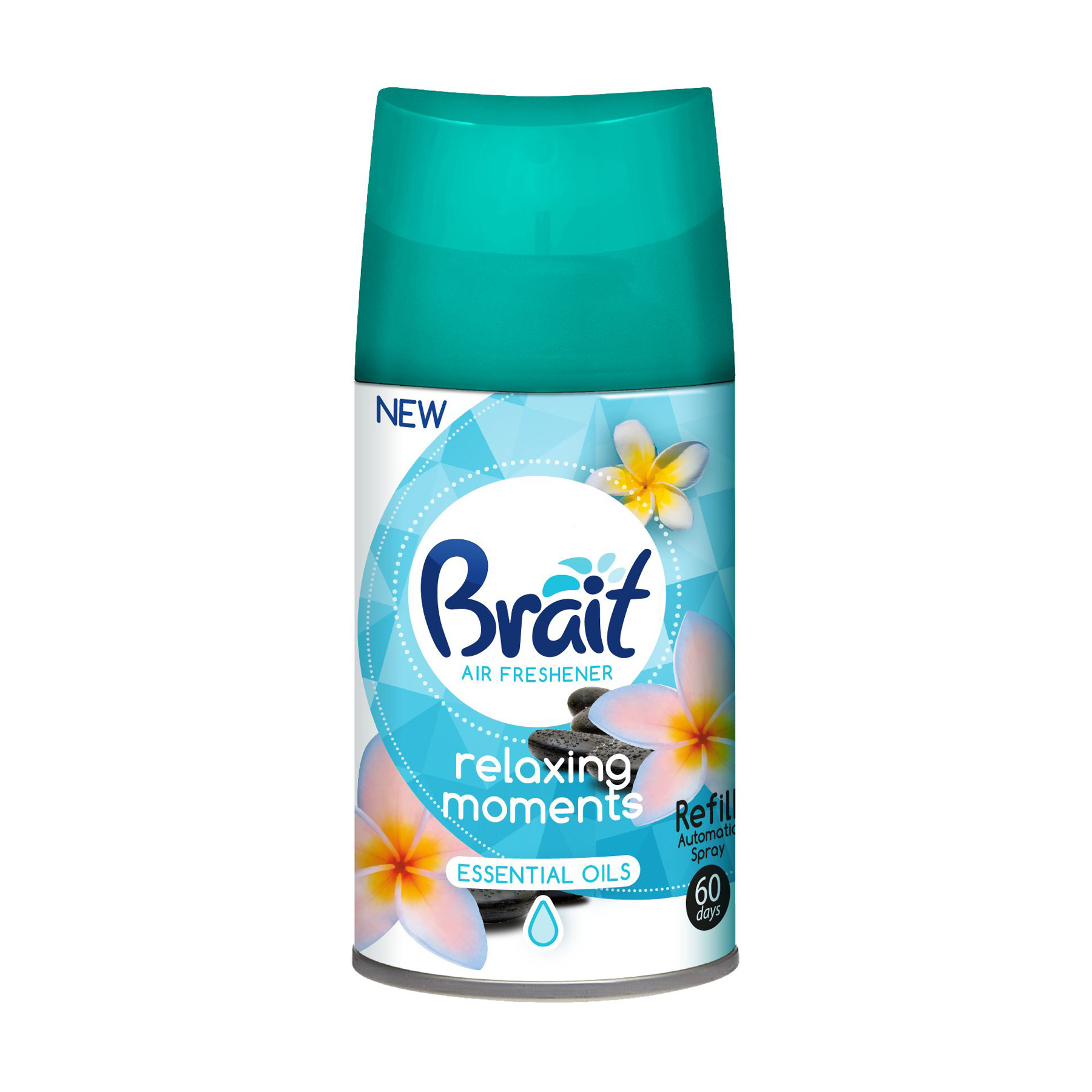 Змінний балон до автоматичного аерозольного освіжувача повітря Brait Relaxing Moments, 250 мл
Змінний балон до автоматичного аерозольного освіжувача повітря Brait Relaxing Moments, 250 мл
