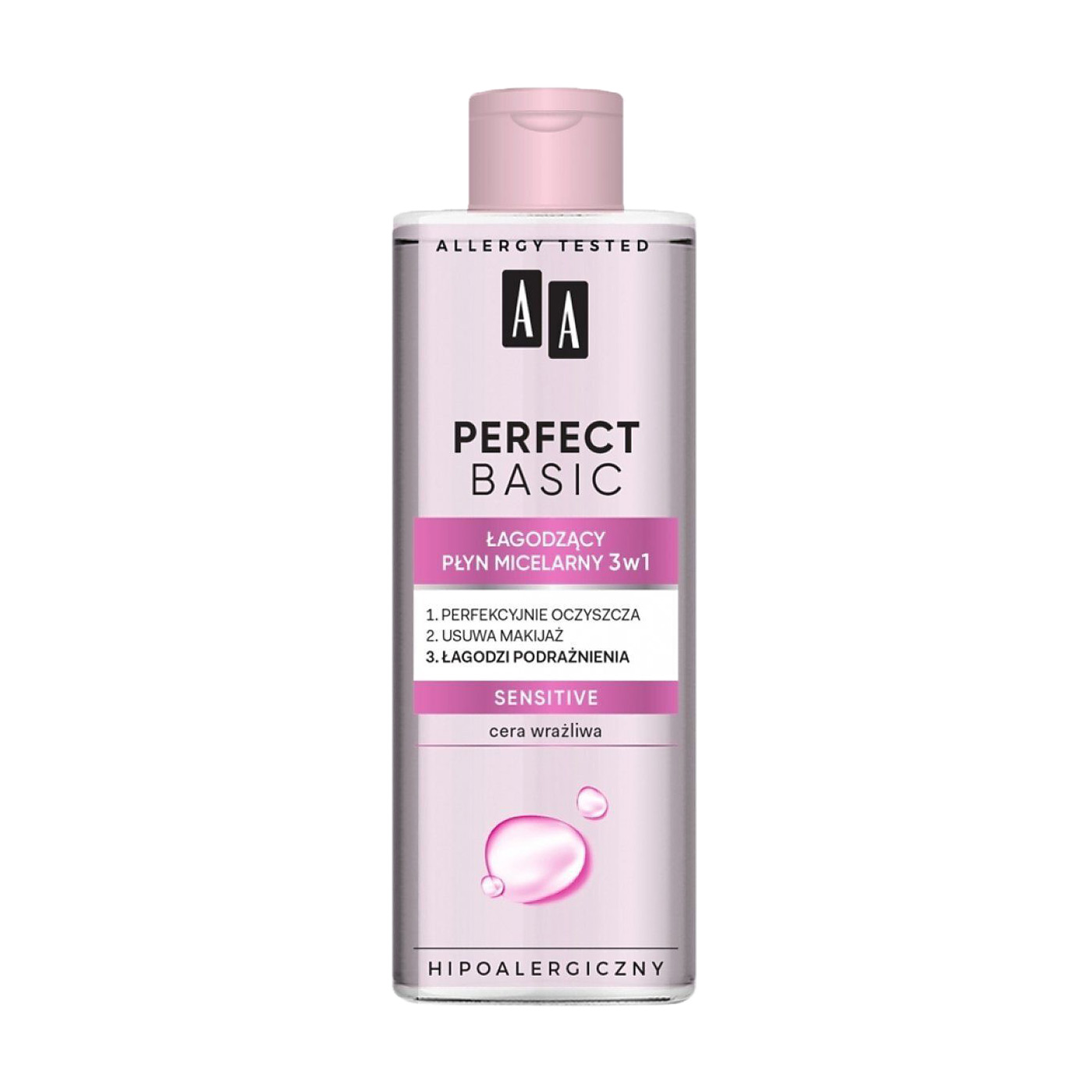 Заспокійлива міцелярна вода AA Perfect Basic 3-in-1 Sensitive Micellar Water для чутливої шкіри, 200 мл
Заспокійлива міцелярна вода AA Perfect Basic 3-in-1 Sensitive Micellar Water для чутливої шкіри, 200 мл