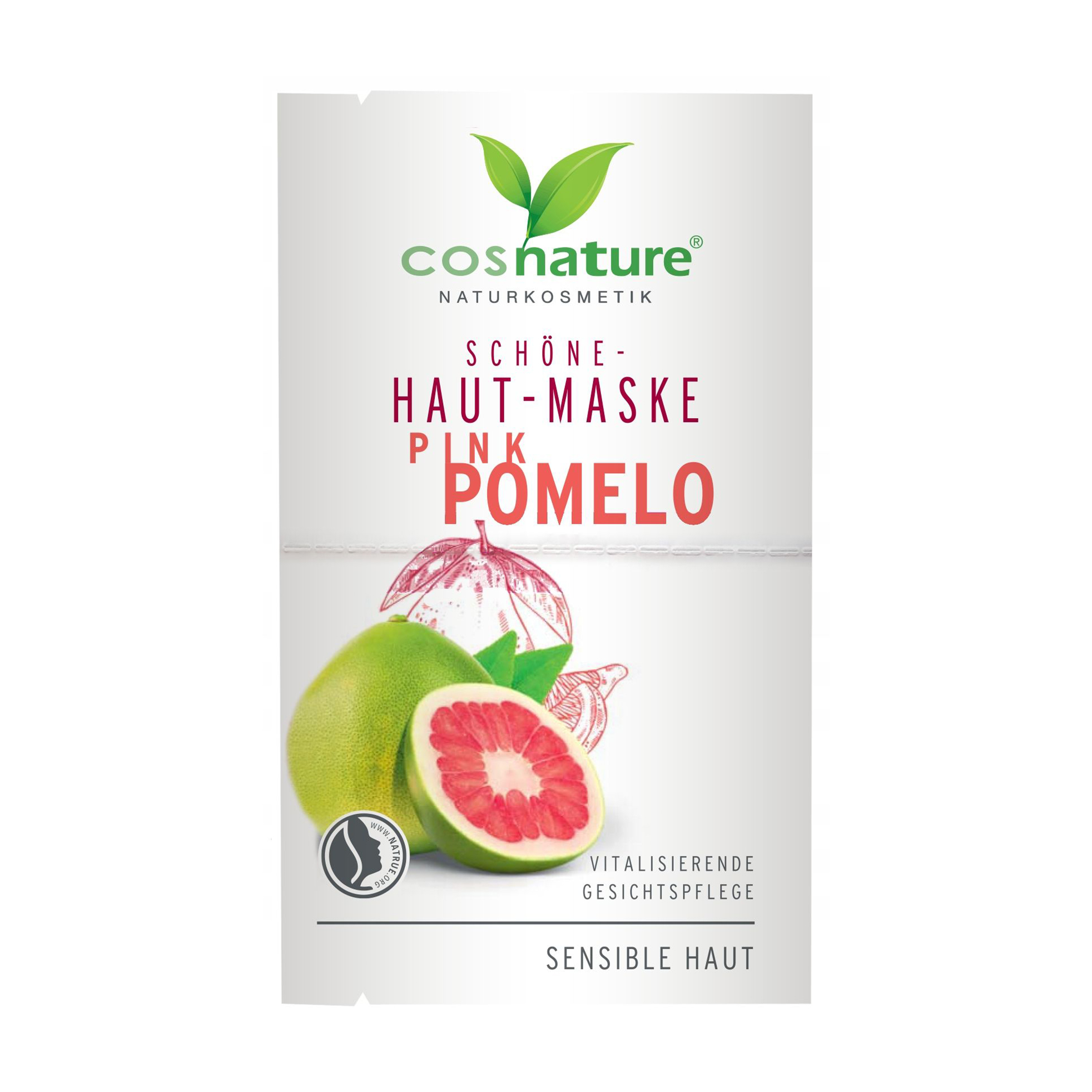 Маска для обличчя Cosnature Beautiful Skin Mask Pink Pomelo Рожевий помело, 2*8 мл 
Маска для обличчя Cosnature Beautiful Skin Mask Pink Pomelo Рожевий помело, 2*8 мл