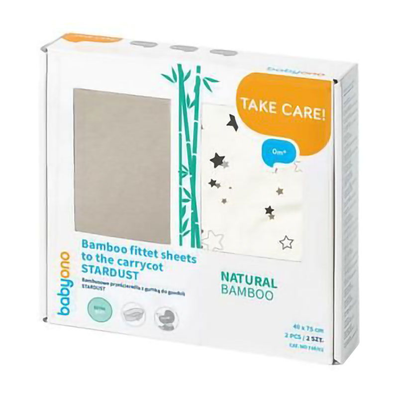 Бамбукові простирадла з резинкою для коляски BabyOno Stardust, 40*75 см, 2 шт (748/02)
Бамбукові простирадла з резинкою для коляски BabyOno Stardust, 40*75 см, 2 шт (748/02)