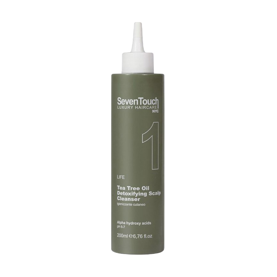 Очищувальний детокс-засіб для шкіри голови Punti Di Vista Seven Touch Tea Tree Oil Detoxifying Scalp Cleanser з олією чайного дерева, 200 мл
Очищувальний детокс-засіб для шкіри голови Punti Di Vista Seven Touch Tea Tree Oil Detoxifying Scalp Cleanser з олією чайного дерева, 200 мл