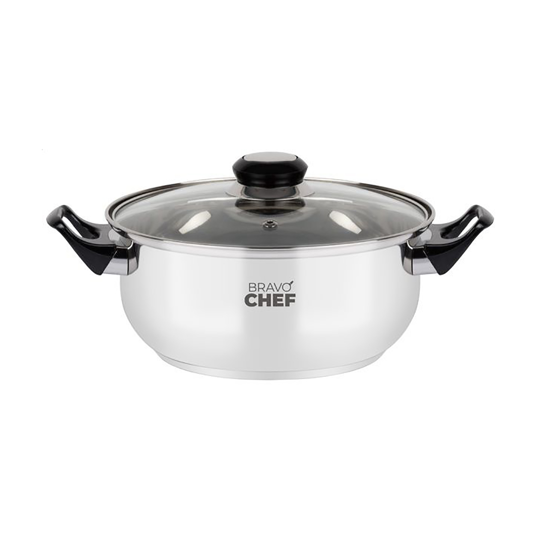 Каструля BRAVO CHEF з кришкою, з бакелітовими ручками, 18 см, 1.6 л (BC-2002-18)
Каструля BRAVO CHEF з кришкою, з бакелітовими ручками, 18 см, 1.6 л (BC-2002-18)