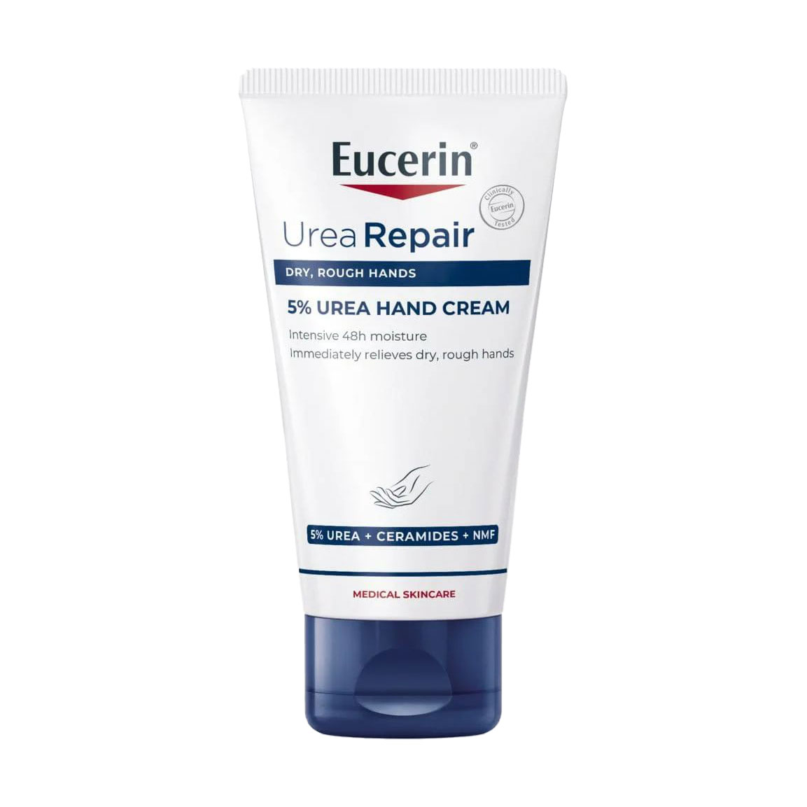 Уцінка! Крем для сухої шкіри рук Eucerin Urea Repair 5%, 75 мл
Уцінка! Крем для сухої шкіри рук Eucerin Urea Repair 5%, 75 мл