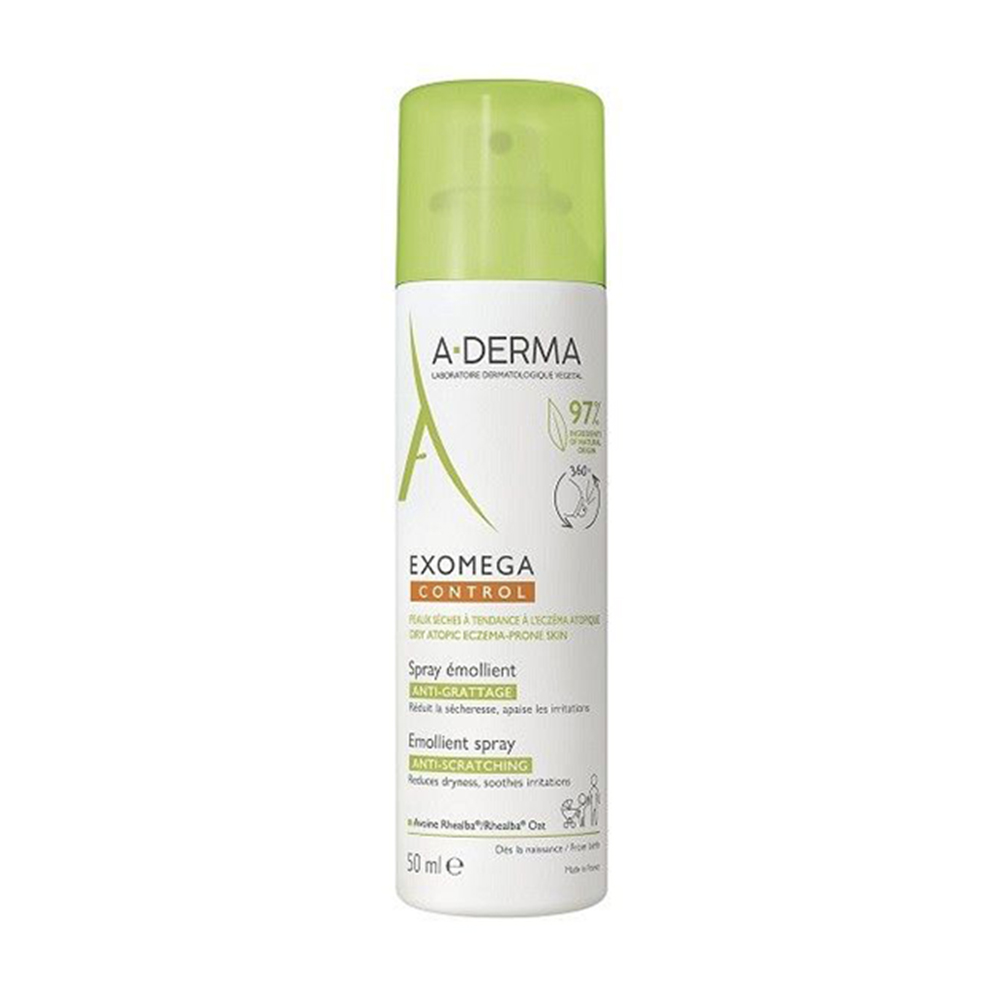 Пом'якшувальний спрей A-Derma Exomega Control Emollient Spray для сухої та атопічної шкіри, 50 мл
Пом'якшувальний спрей A-Derma Exomega Control Emollient Spray для сухої та атопічної шкіри, 50 мл