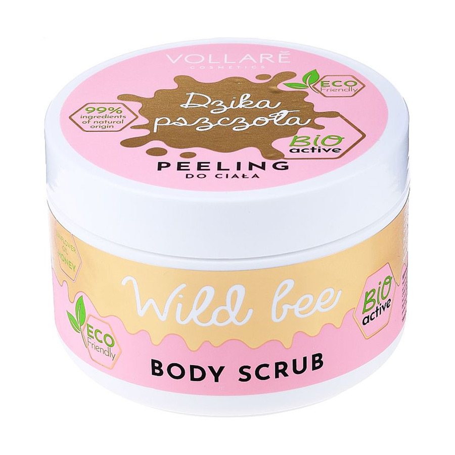 Уцінка! Регенерувальний пілінг для тіла Vollare Cosmetics Wild Bee Body Scrub Дика бджола, 225 мл
Уцінка! Регенерувальний пілінг для тіла Vollare Cosmetics Wild Bee Body Scrub Дика бджола, 225 мл