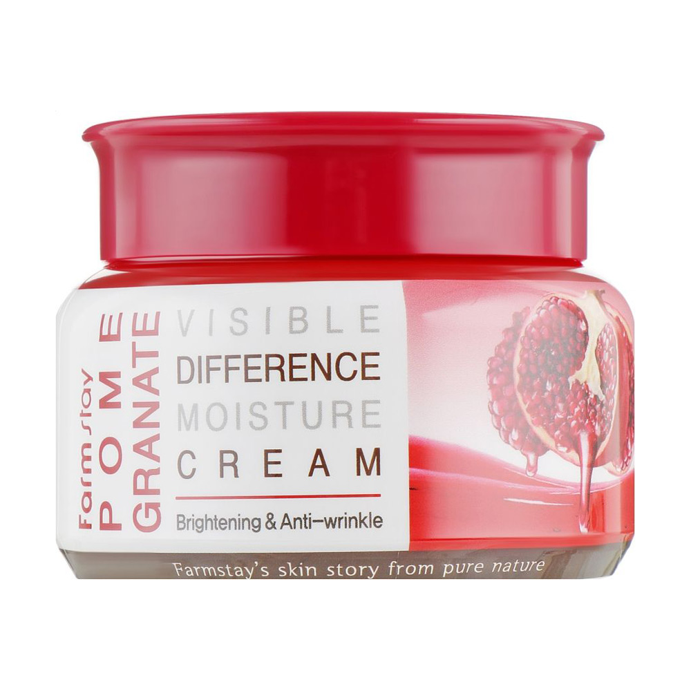 Уцінка! Зволожувальний крем для обличчя Farmstay Pomegranate Visible Difference Moisture Cream з екстрактом граната, 100 г
Уцінка! Зволожувальний крем для обличчя Farmstay Pomegranate Visible Difference Moisture Cream з екстрактом граната, 100 г