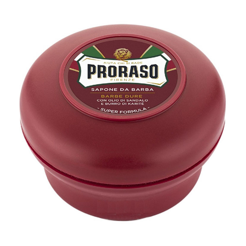 Мило для гоління Proraso Red Line Emollient Soap для жорсткої щетини, з екстрактом каріте та сандаловою олією, 150 мл
Мило для гоління Proraso Red Line Emollient Soap для жорсткої щетини, з екстрактом каріте та сандаловою олією, 150 мл