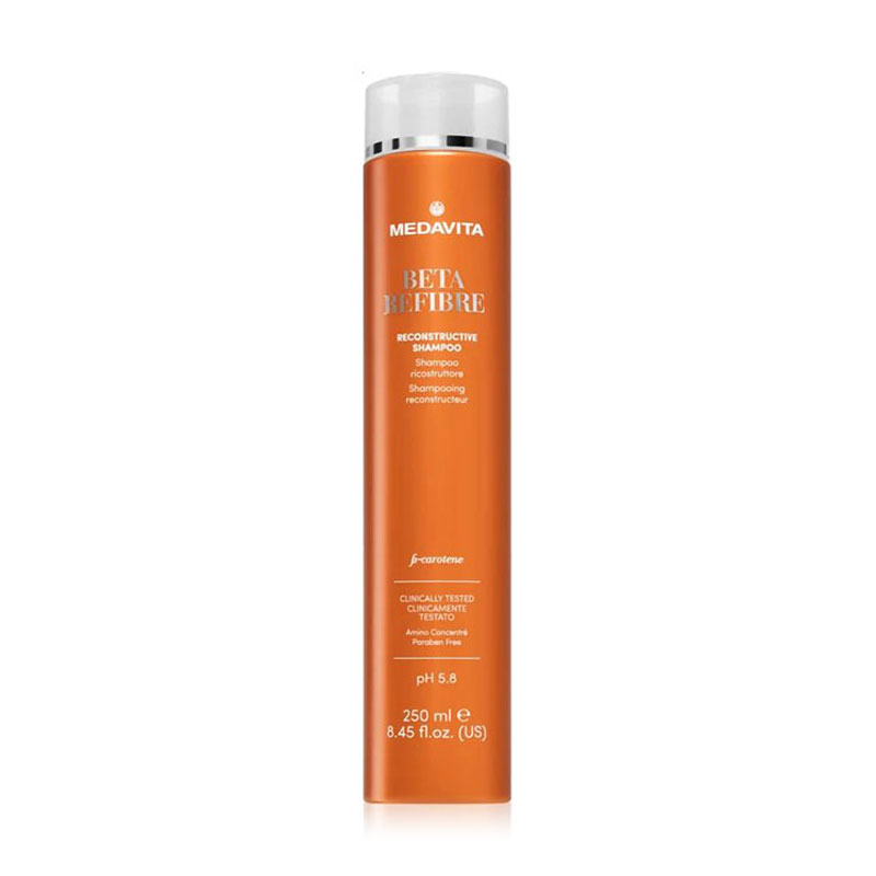 Відновлювальний шампунь Medavita Beta-Refibre Reconstructive Shampoo pH 5.8 для пошкодженного волосся, 250 мл
Відновлювальний шампунь Medavita Beta-Refibre Reconstructive Shampoo pH 5.8 для пошкодженного волосся, 250 мл