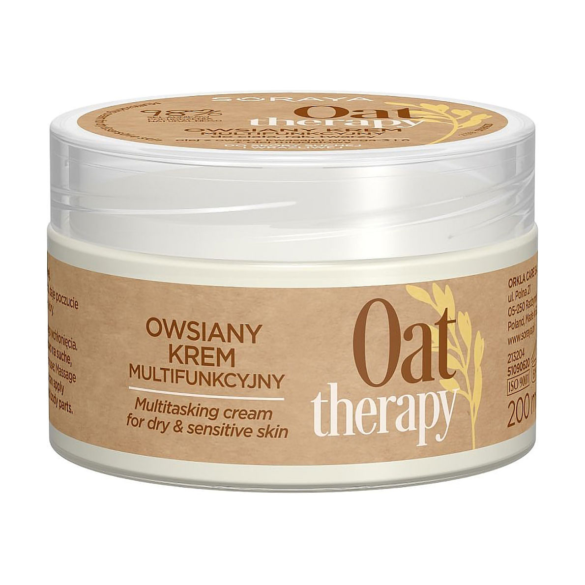 Багатофункціональний вівсяний крем Soraya Oat Therapy Cream для сухої та чутливої шкіри обличчя, 200 мл
Багатофункціональний вівсяний крем Soraya Oat Therapy Cream для сухої та чутливої шкіри обличчя, 200 мл