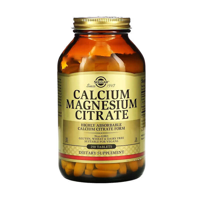 Цитрат кальцію і магнію Solgar Calcium Magnesium Citrate, 250 таблеток
Цитрат кальцію і магнію Solgar Calcium Magnesium Citrate, 250 таблеток