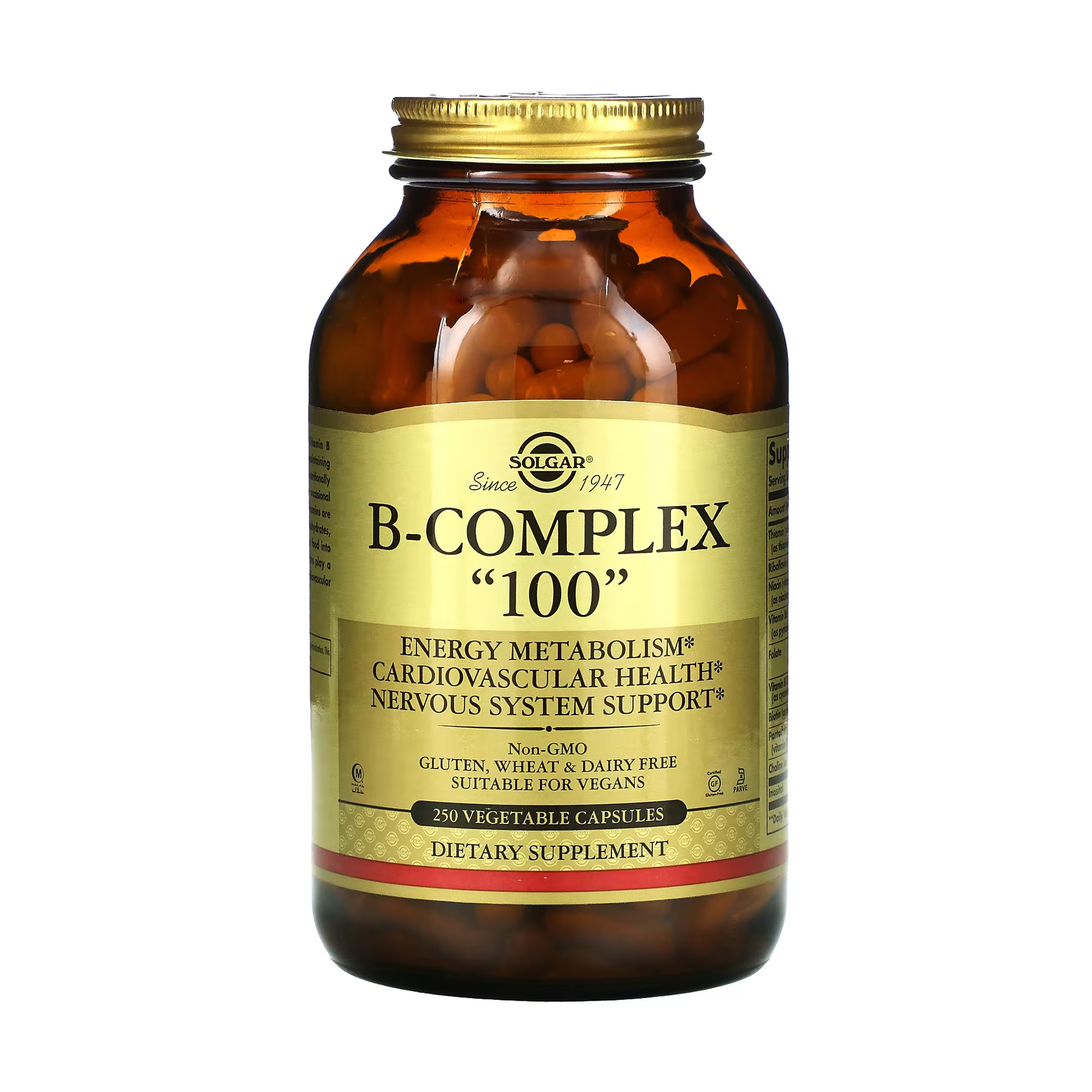 Комплекс вітамінів B 100 Solgar B-Complex 100, 250 капсул
Комплекс вітамінів B 100 Solgar B-Complex 100, 250 капсул