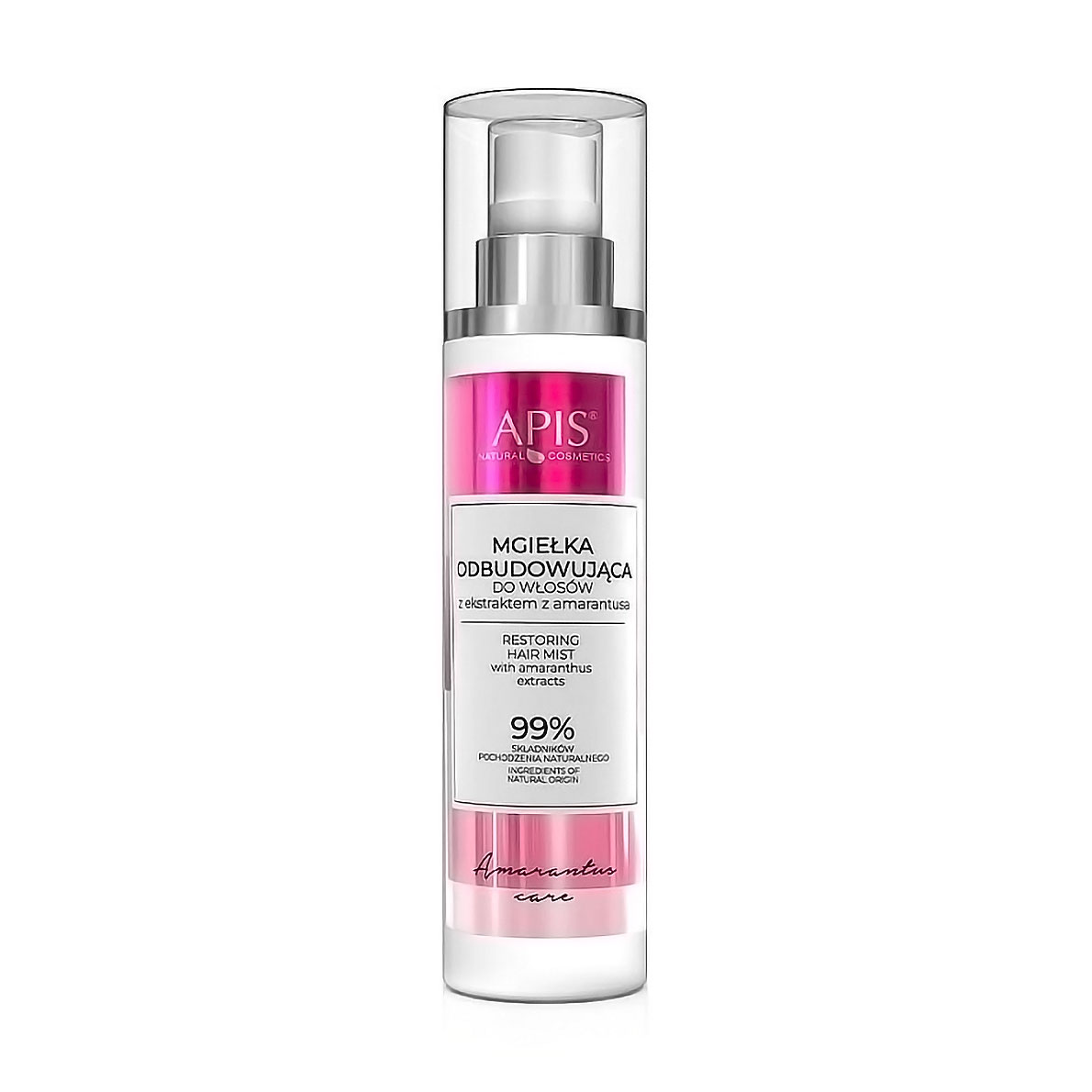 Відновлювальний міст для волосся Apis Natural Cosmetics Amarantus Care Hair Mist з екстрактом амаранту, 150 мл
Відновлювальний міст для волосся Apis Natural Cosmetics Amarantus Care Hair Mist з екстрактом амаранту, 150 мл