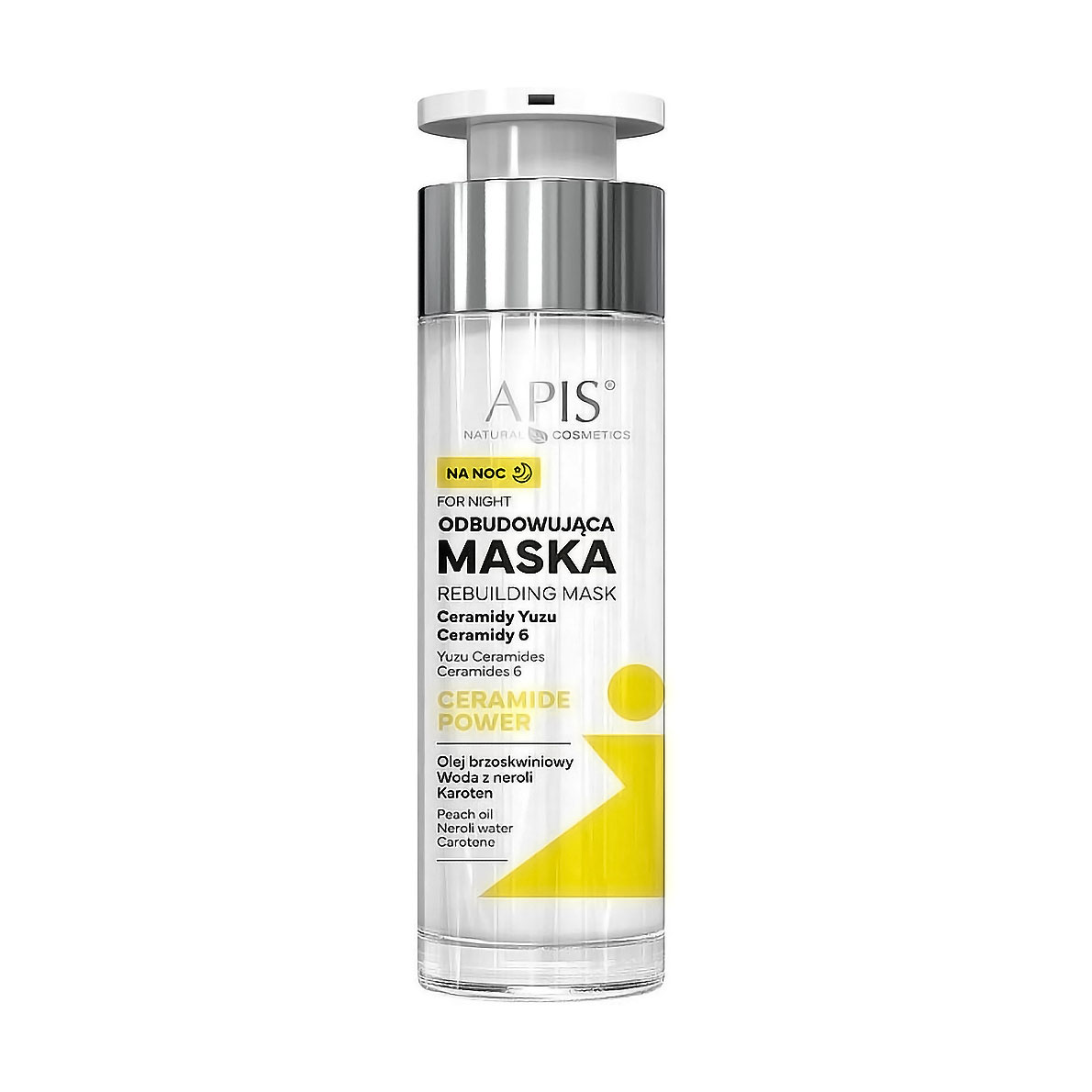 Нічна відновлювальна маска для обличчя Apis Natural Cosmetics Ceramide Power Rebuilding Mask, 50 мл
Нічна відновлювальна маска для обличчя Apis Natural Cosmetics Ceramide Power Rebuilding Mask, 50 мл