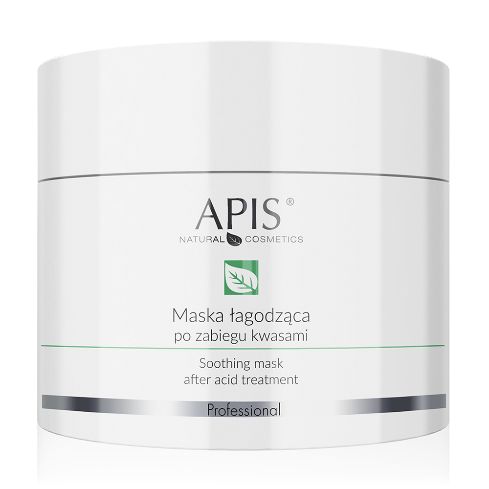 Уцінка! Заспокійлива маска для обличчя Apis Natural Cosmetics Soothing Mask After Acid Treatment, 200 мл
Уцінка! Заспокійлива маска для обличчя Apis Natural Cosmetics Soothing Mask After Acid Treatment, 200 мл