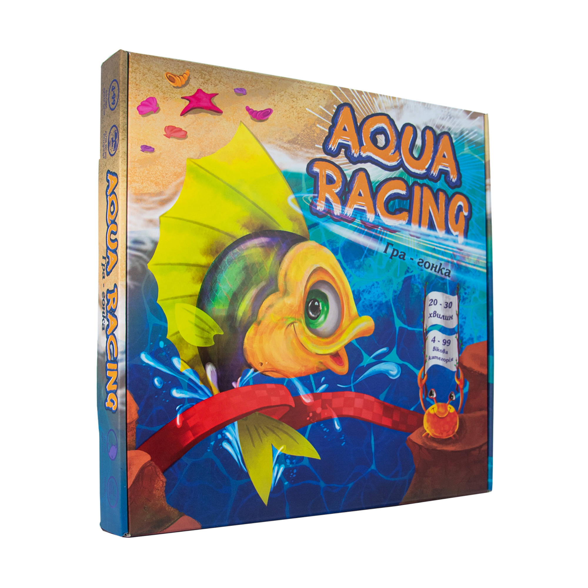 Настільна гра Strateg Aqua Racing, українською мовою, від 4 років (30416)
Настільна гра Strateg Aqua Racing, українською мовою, від 4 років (30416)