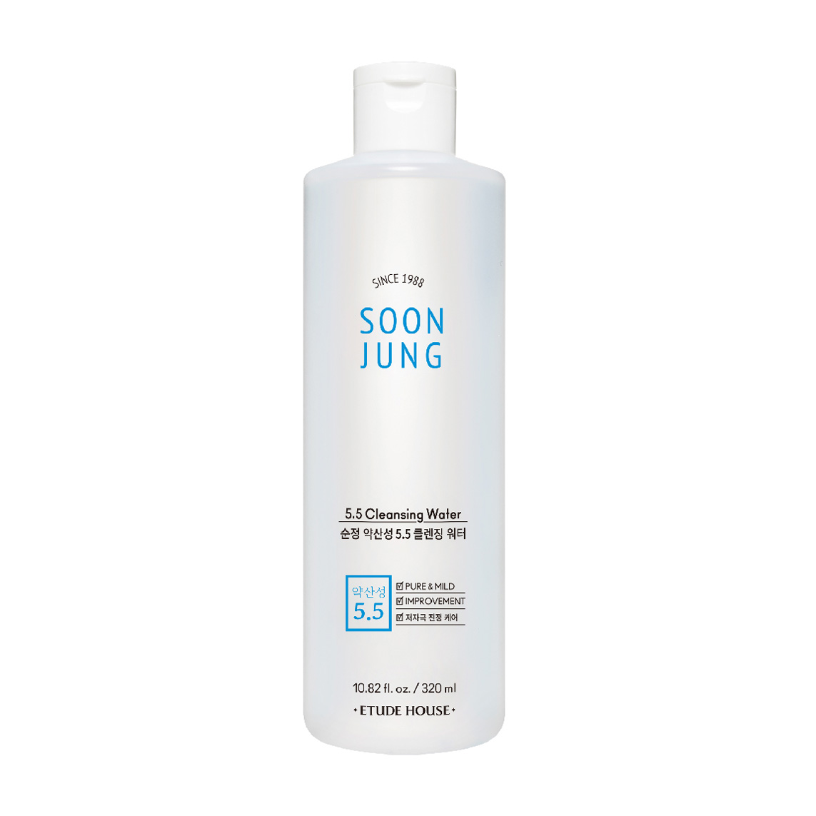Уцінка! Засіб для зняття макіяжу Etude House Soon Jung Cleansing Water, 320 мл
Уцінка! Засіб для зняття макіяжу Etude House Soon Jung Cleansing Water, 320 мл