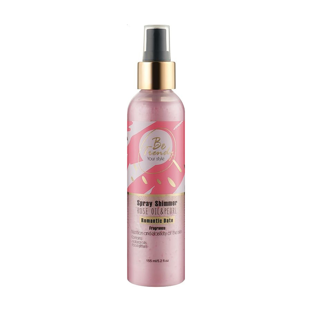 Спрей-шимер для тіла Be Trendy Spray Shimmer Romantic Date, 155 мл
Спрей-шимер для тіла Be Trendy Spray Shimmer Romantic Date, 155 мл