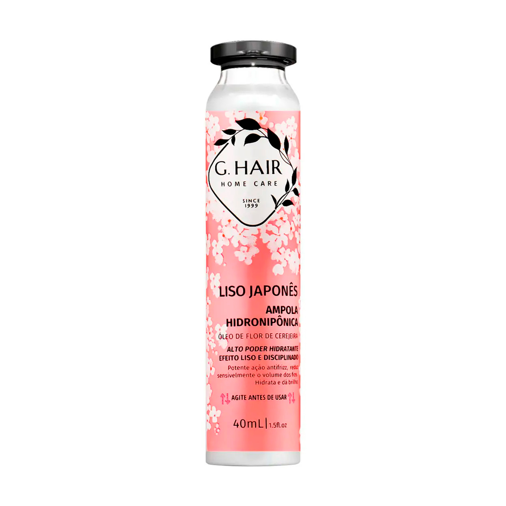 Ампула для холодного ботоксу волосся Inoar G-Hair Liso Japones Ampola Японська сакура, 40 мл
Ампула для холодного ботоксу волосся Inoar G-Hair Liso Japones Ampola Японська сакура, 40 мл