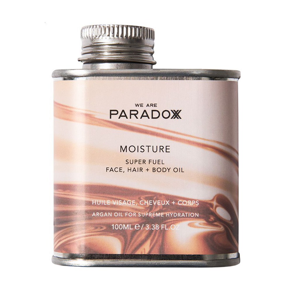 Зволожувальна олія для обличчя, волосся та тіла We Are Paradoxx Moisture Super Fuel Face, Hair + Body Oil, 100 мл
Зволожувальна олія для обличчя, волосся та тіла We Are Paradoxx Moisture Super Fuel Face, Hair + Body Oil, 100 мл