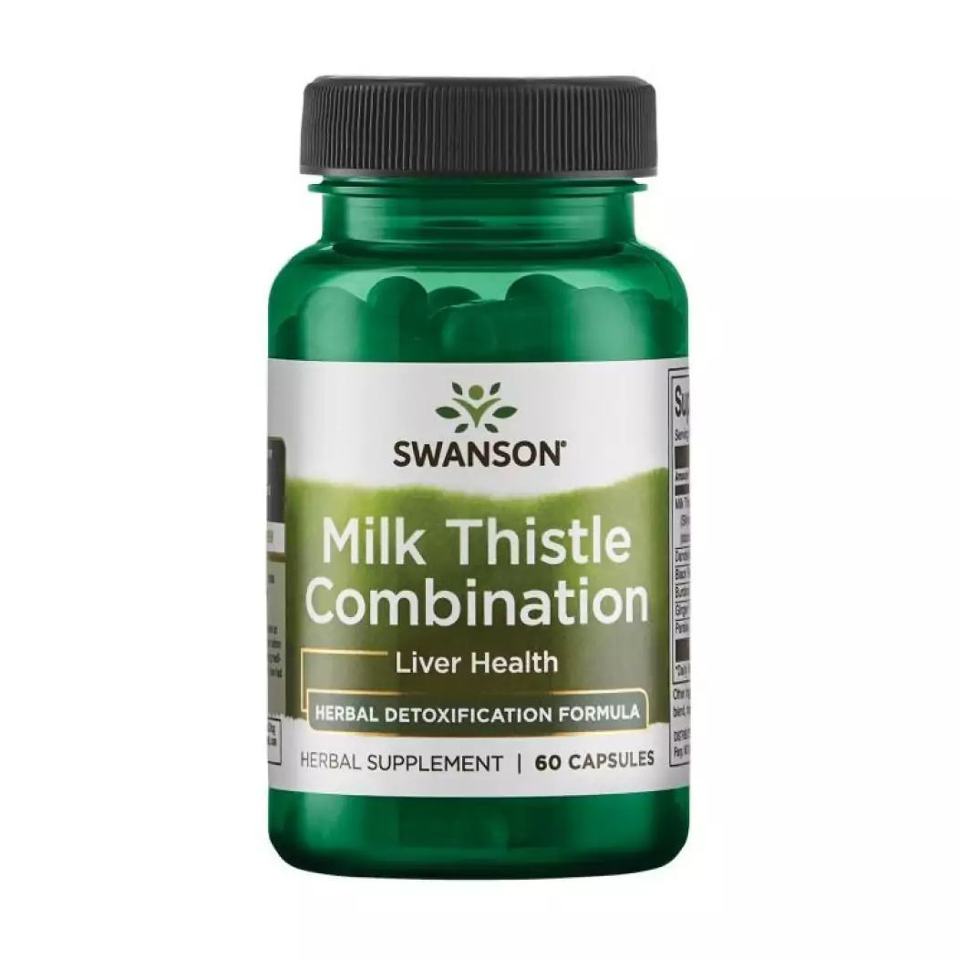 Уцінка! Комбінація розторопші Swanson Milk Thistle Combination, 60 капсул
Уцінка! Комбінація розторопші Swanson Milk Thistle Combination, 60 капсул