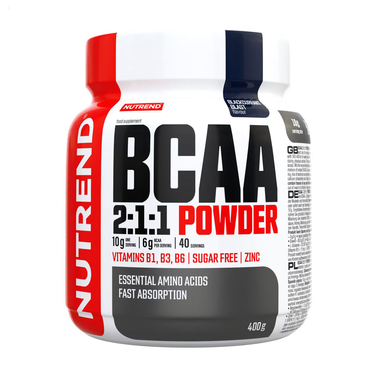 Уцінка! Амінокислота Nutrend BCAA 2:1:1 Powder в порошку, зі смаком чорної смородини, 400 г
Уцінка! Амінокислота Nutrend BCAA 2:1:1 Powder в порошку, зі смаком чорної смородини, 400 г