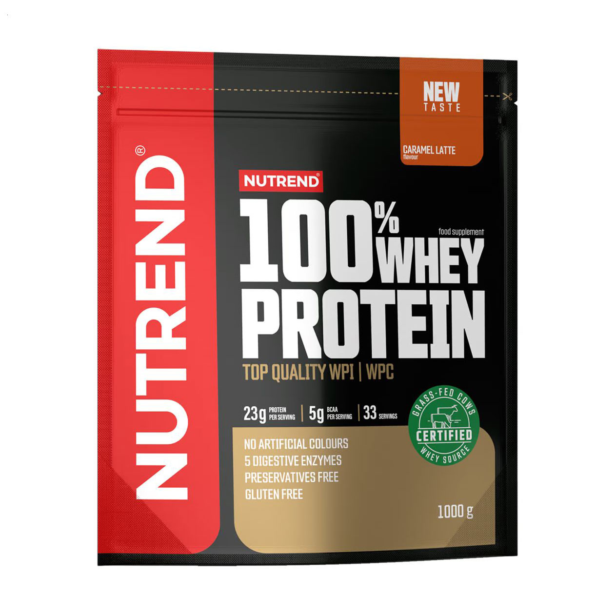 Протеїн Nutrend 100% Whey Protein Карамель латте, в порошку, 1 кг
Протеїн Nutrend 100% Whey Protein Карамель латте, в порошку, 1 кг