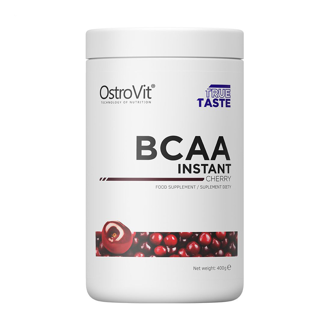 Амінокислоти OstroVit BCAA Instant зі смаком вишні, в порошку, 400 г
Амінокислоти OstroVit BCAA Instant зі смаком вишні, в порошку, 400 г