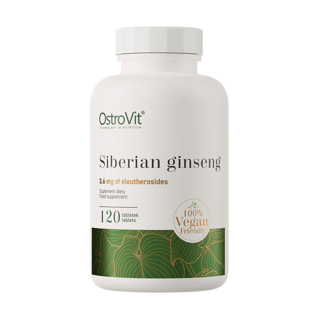 Сибірський женьшень OstroVit Siberian Ginseng, 120 капсул
Сибірський женьшень OstroVit Siberian Ginseng, 120 капсул