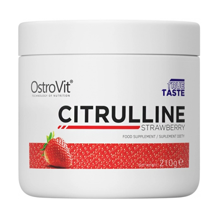 Цитрулін OstroVit Citrulline Полуниця, в порошку, 210 г
Цитрулін OstroVit Citrulline Полуниця, в порошку, 210 г