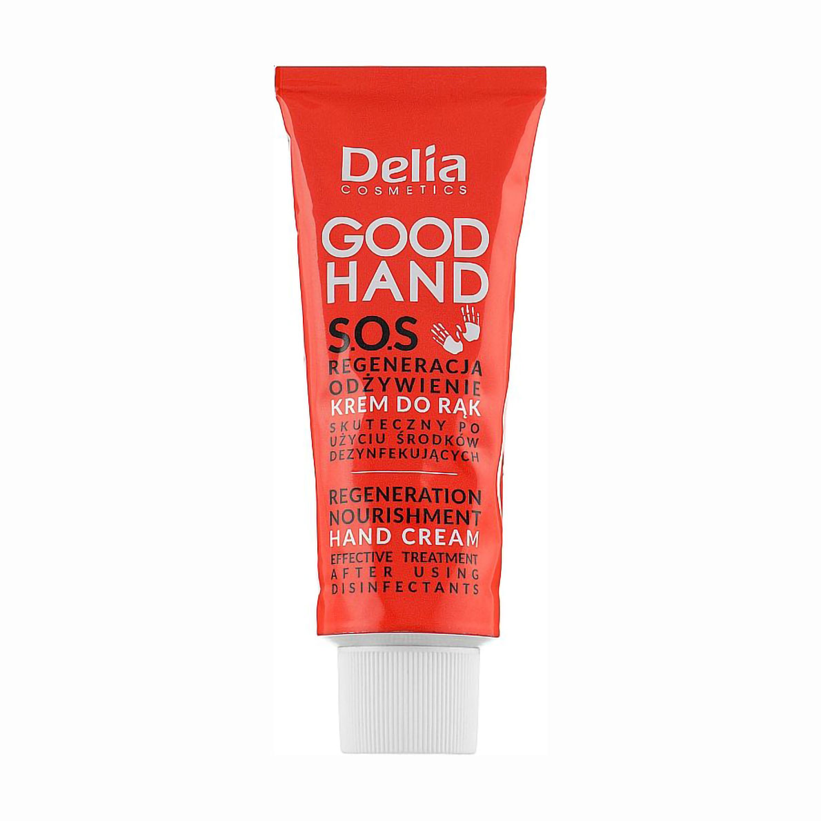 Регенерувальний та живильний крем для рук Delia Cosmetics Good Hand S.O.S Regeneration Nourishment Hand Cream, 75 мл
Регенерувальний та живильний крем для рук Delia Cosmetics Good Hand S.O.S Regeneration Nourishment Hand Cream, 75 мл