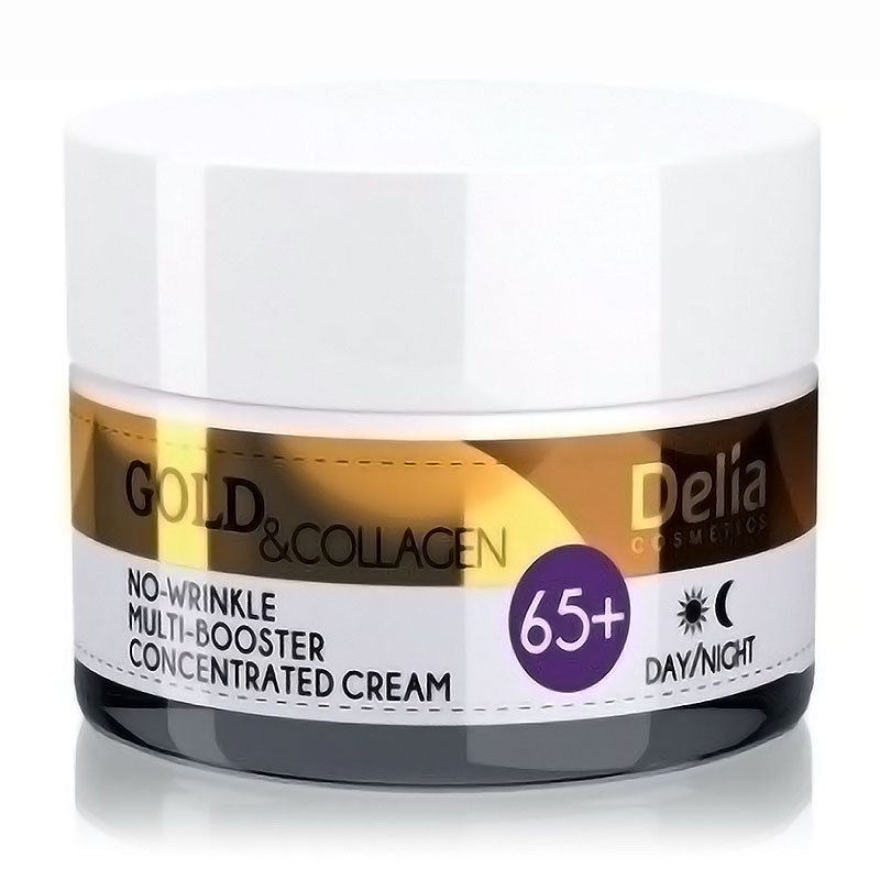 Крем-концентрат для обличчя Delia Cosmetics Gold & Collagen No-Wrinkle Multi-Booster Concentrated Cream 65+ проти зморщок, 50 мл
Крем-концентрат для обличчя Delia Cosmetics Gold & Collagen No-Wrinkle Multi-Booster Concentrated Cream 65+ проти зморщок, 50 мл