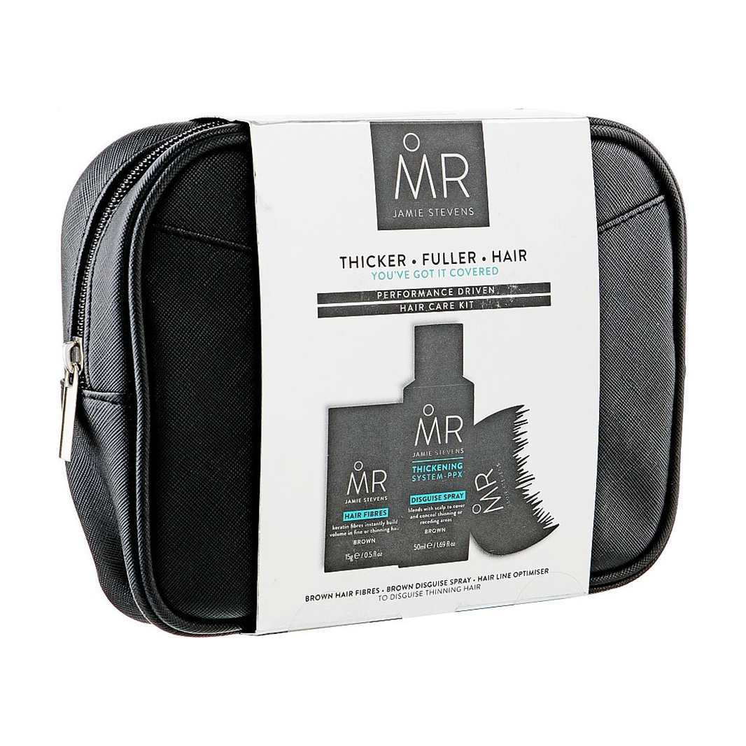 Уцінка! Набір для волосся Mr. Jamie Stevens Hair Care Kit (кератинові волокна, 15 г + маскувальний спрей, 50 мл + гребінець, 1 шт)
Уцінка! Набір для волосся Mr. Jamie Stevens Hair Care Kit (кератинові волокна, 15 г + маскувальний спрей, 50 мл + гребінець, 1 шт)