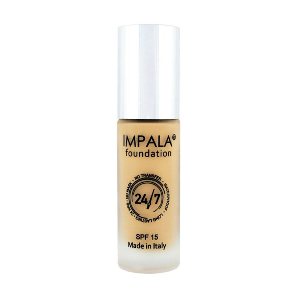 Стійкий тональний крем для обличчя Impala Waterproof Foundation 24/7 SPF 15, 01 Cooler Bone, 30 мл
Стійкий тональний крем для обличчя Impala Waterproof Foundation 24/7 SPF 15, 01 Cooler Bone, 30 мл