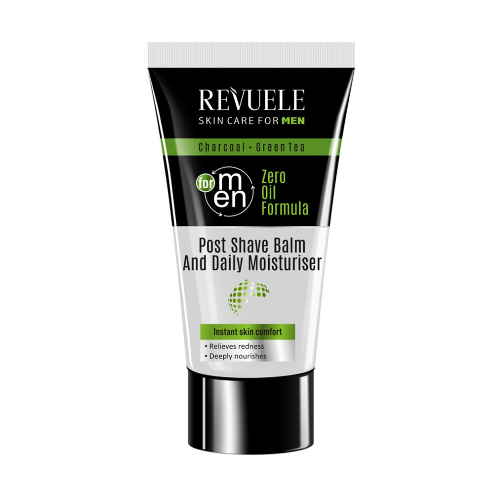 Чоловічий бальзам після гоління Revuele Men Care Post Shave Balm з вугіллям та зеленим чаєм, 180 мл
Чоловічий бальзам після гоління Revuele Men Care Post Shave Balm з вугіллям та зеленим чаєм, 180 мл