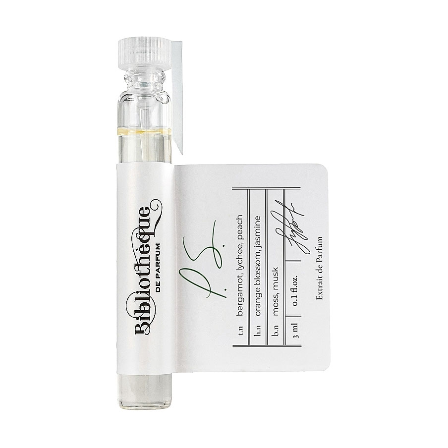 Bibliotheque de Parfum P.S. Парфумована вода жіноча, 3 мл (пробник)
Bibliotheque de Parfum P.S. Парфумована вода жіноча, 3 мл (пробник)