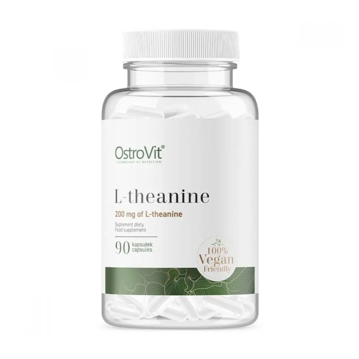 L-Теанін OstroVit L-Theanine Vege 200 мг, 90 капсул
L-Теанін OstroVit L-Theanine Vege 200 мг, 90 капсул