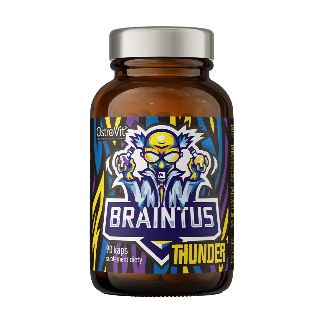 Правильна робота нервової системи OstroVit Braintus Thunder, 90 капсул
Правильна робота нервової системи OstroVit Braintus Thunder, 90 капсул