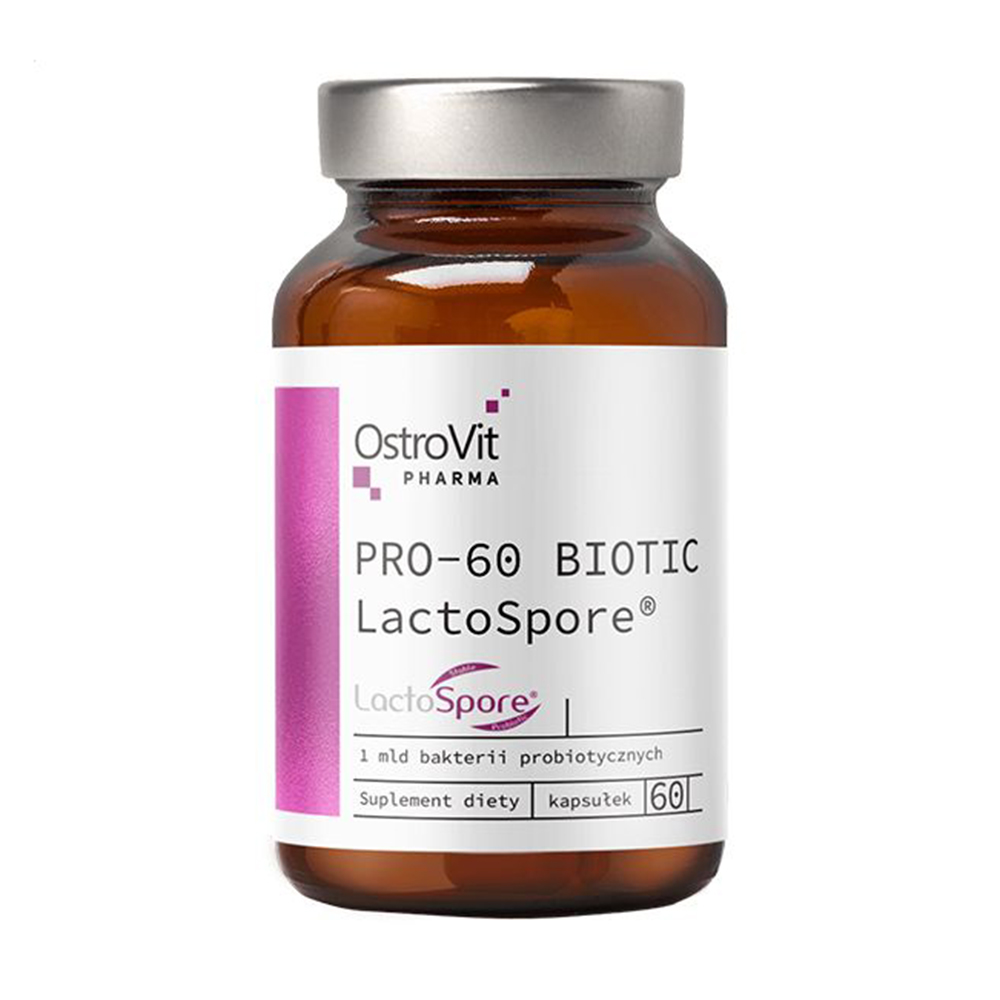Пробіотик OstroVit Pharma PRO-60 Biotic LactoSpore, 60 капсул
Пробіотик OstroVit Pharma PRO-60 Biotic LactoSpore, 60 капсул