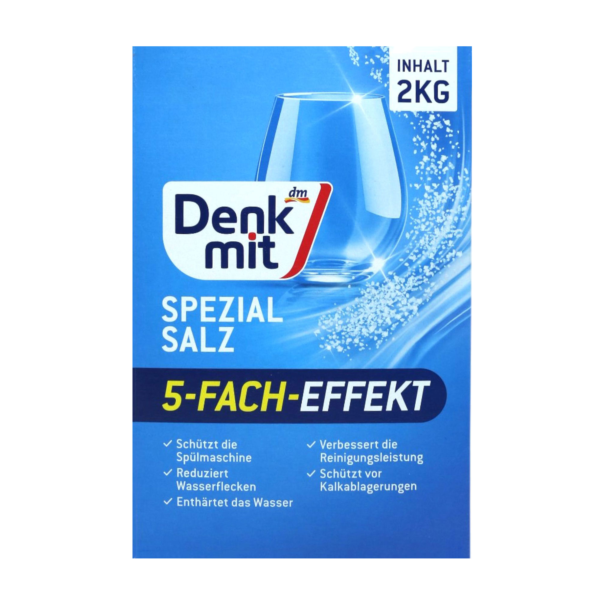 Уцінка! Сіль для посудомийних машин DenkMit Special Salt, 2 кг
Уцінка! Сіль для посудомийних машин DenkMit Special Salt, 2 кг