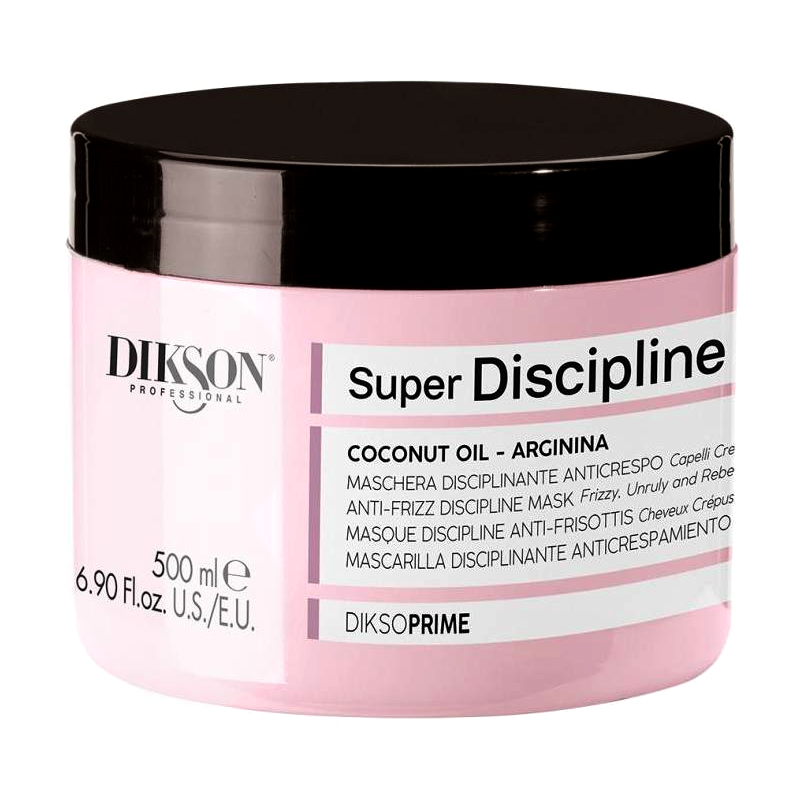 Маска Dikson DiksoPrime Super Discipline Mask для кучерявого, неслухняного та непокірного волосся, з кокосовою олією та аргініном, 500 мл
Маска Dikson DiksoPrime Super Discipline Mask для кучерявого, неслухняного та непокірного волосся, з кокосовою олією та аргініном, 500 мл