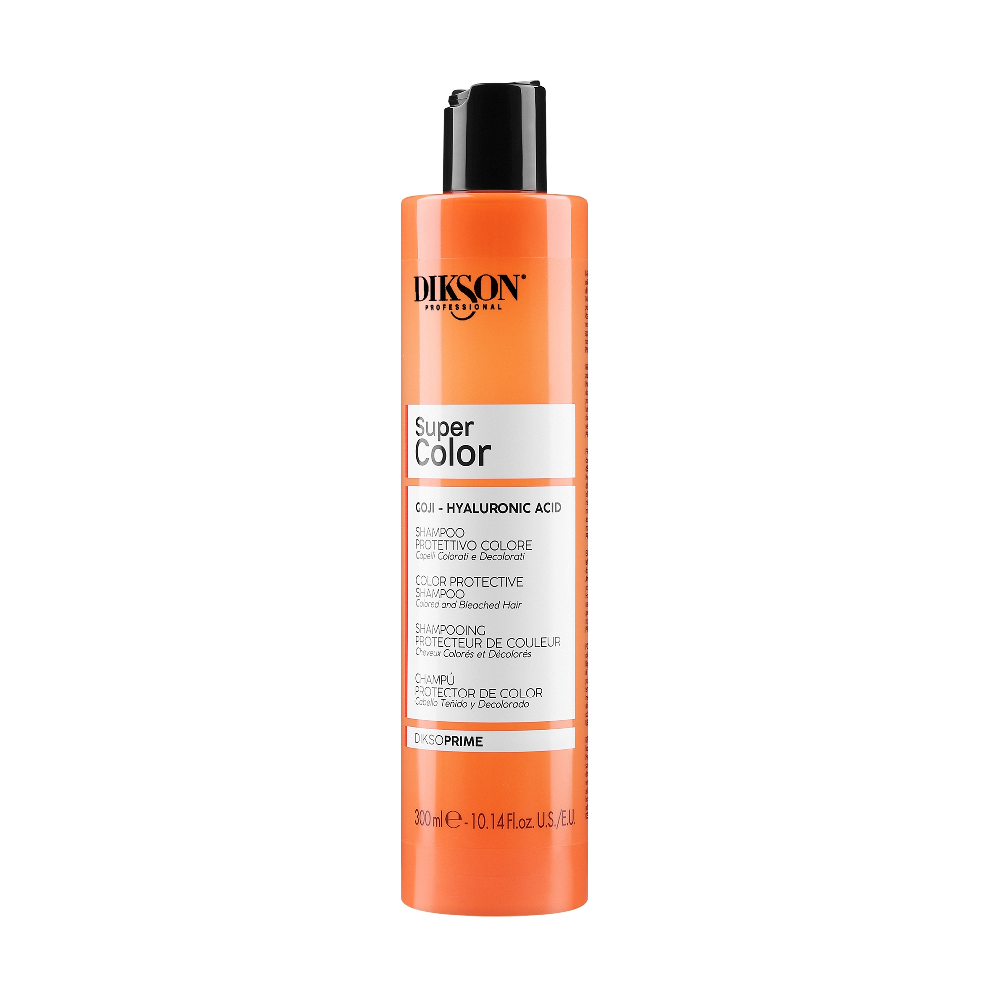 Шампунь Dikson DiksoPrime Super Color Shampoo для захисту кольору фарбованого та освітленого волосся, з ягодами годжі та гіалуроновою кислотою, 300 мл
Шампунь Dikson DiksoPrime Super Color Shampoo для захисту кольору фарбованого та освітленого волосся, з ягодами годжі та гіалуроновою кислотою, 300 мл