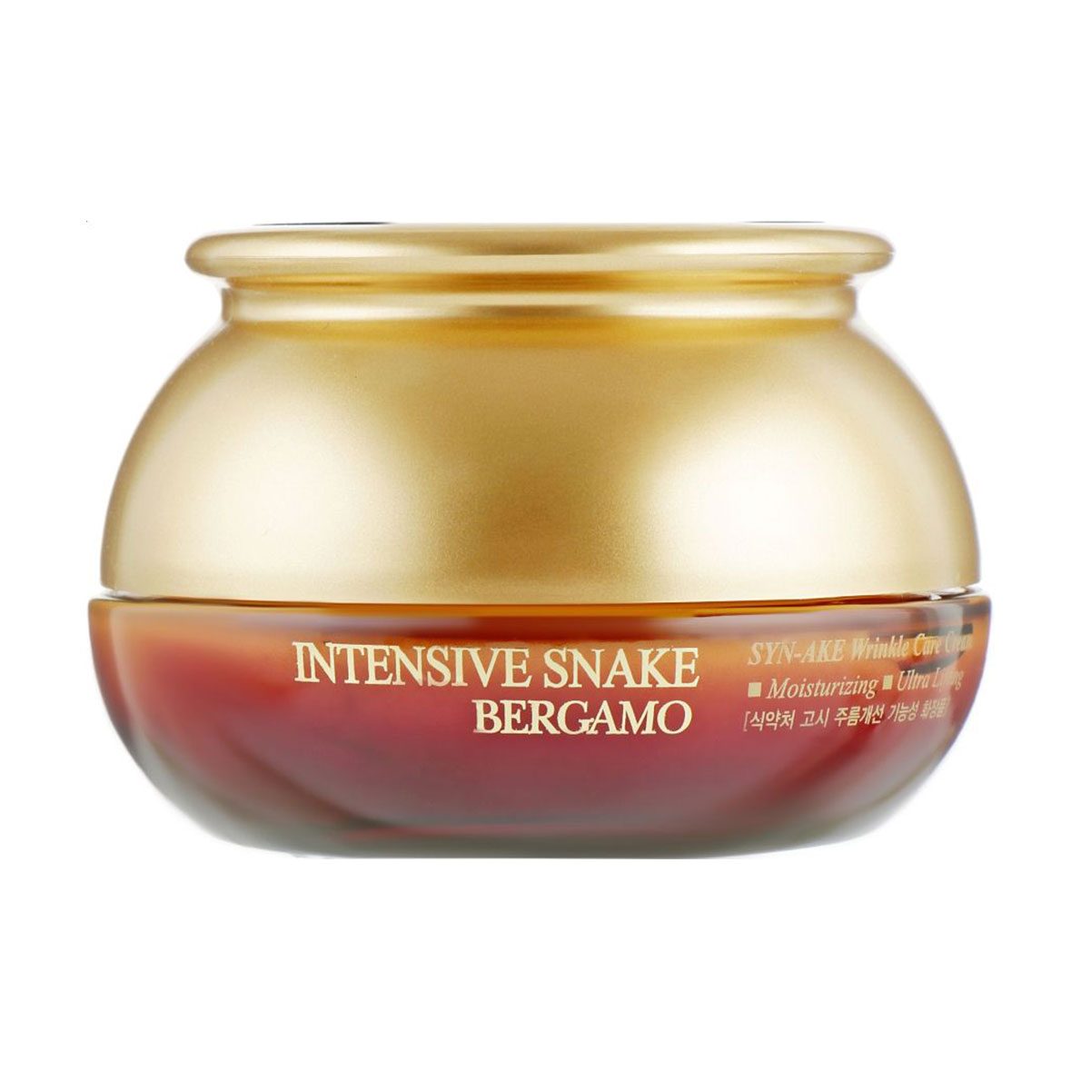 Інтенсивний антивіковий ботокс-крем для обличчя Bergamo Intensive Snake Wrinkle Care Cream, 50 г
Інтенсивний антивіковий ботокс-крем для обличчя Bergamo Intensive Snake Wrinkle Care Cream, 50 г