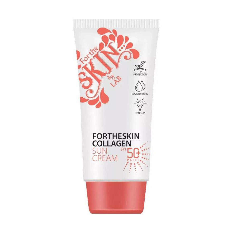 Сонцезахисний крем для обличчя Fortheskin Collagen Sun Cream SPF50+/PA+++ з колагеном, 70 мл
Сонцезахисний крем для обличчя Fortheskin Collagen Sun Cream SPF50+/PA+++ з колагеном, 70 мл