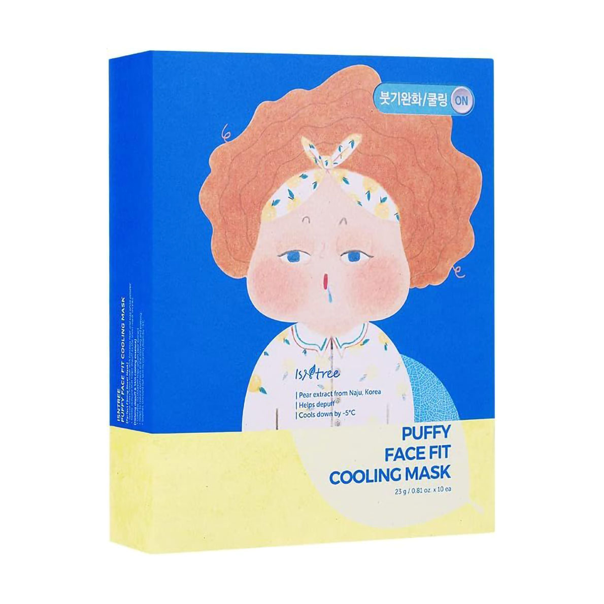 Тканинна маска для обличчя Isntree Puffy Face Fit Cooling Mask з охолоджувальною дією, 10*23 г
Тканинна маска для обличчя Isntree Puffy Face Fit Cooling Mask з охолоджувальною дією, 10*23 г