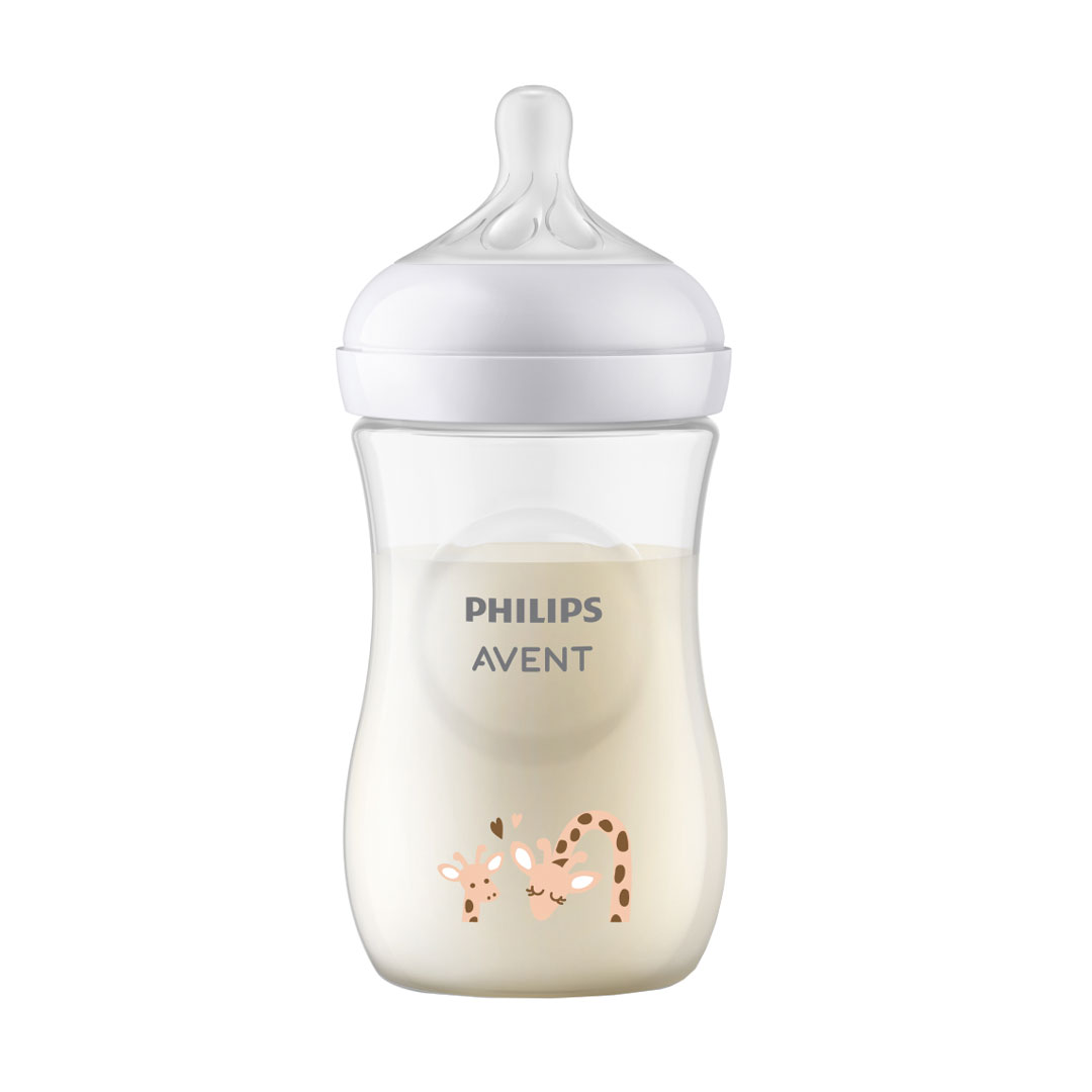 Дитяча пляшечка для годування Philips AVENT Natural Природний потік, від 1 місяця, з жирафом, 260 мл (SCY903/66)
Дитяча пляшечка для годування Philips AVENT Natural Природний потік, від 1 місяця, з жирафом, 260 мл (SCY903/66)